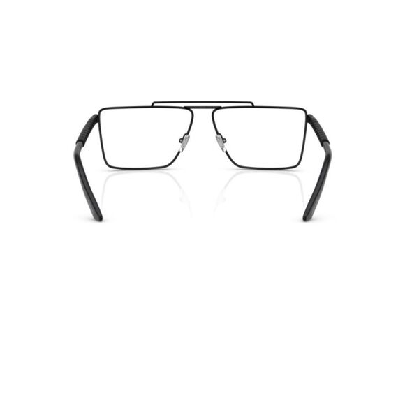 Versace NWT VE1295 1433 Black Matte Pilot Unisex Eyeglasses - Picture 9 of 12